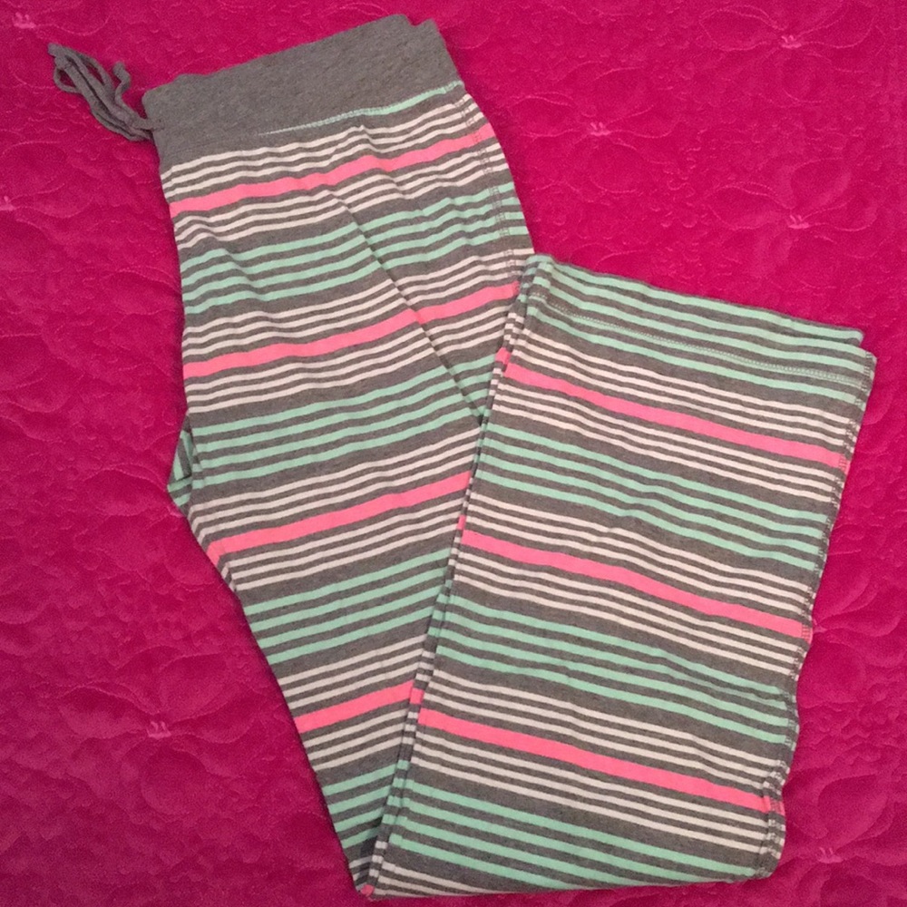 Striped pajama pants